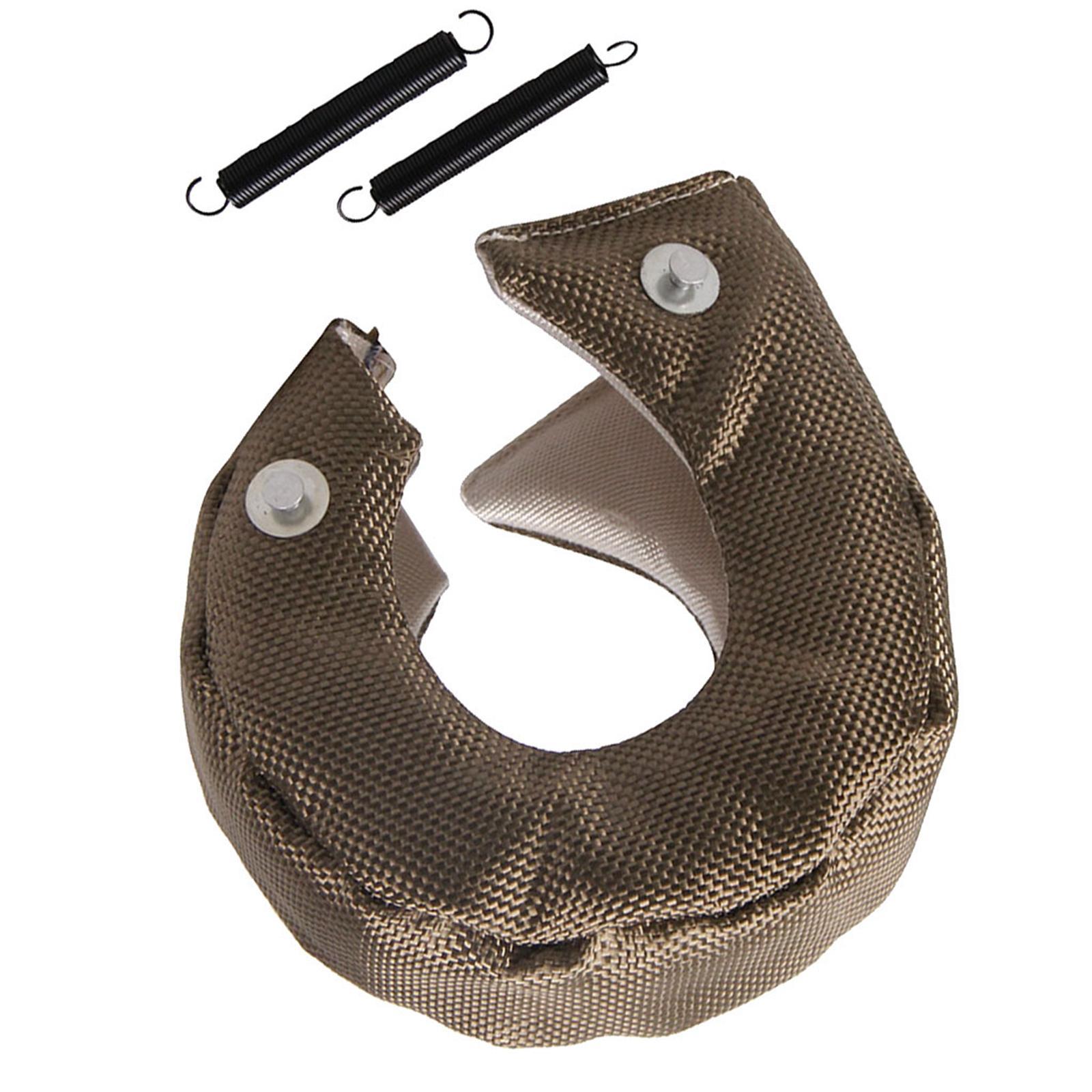 Turbocharger Heat Shield Cover for T3 High Temperature Turbo Charger Wrap with Fastener Springs Housing Turbo Blanket Cover Car Accessories