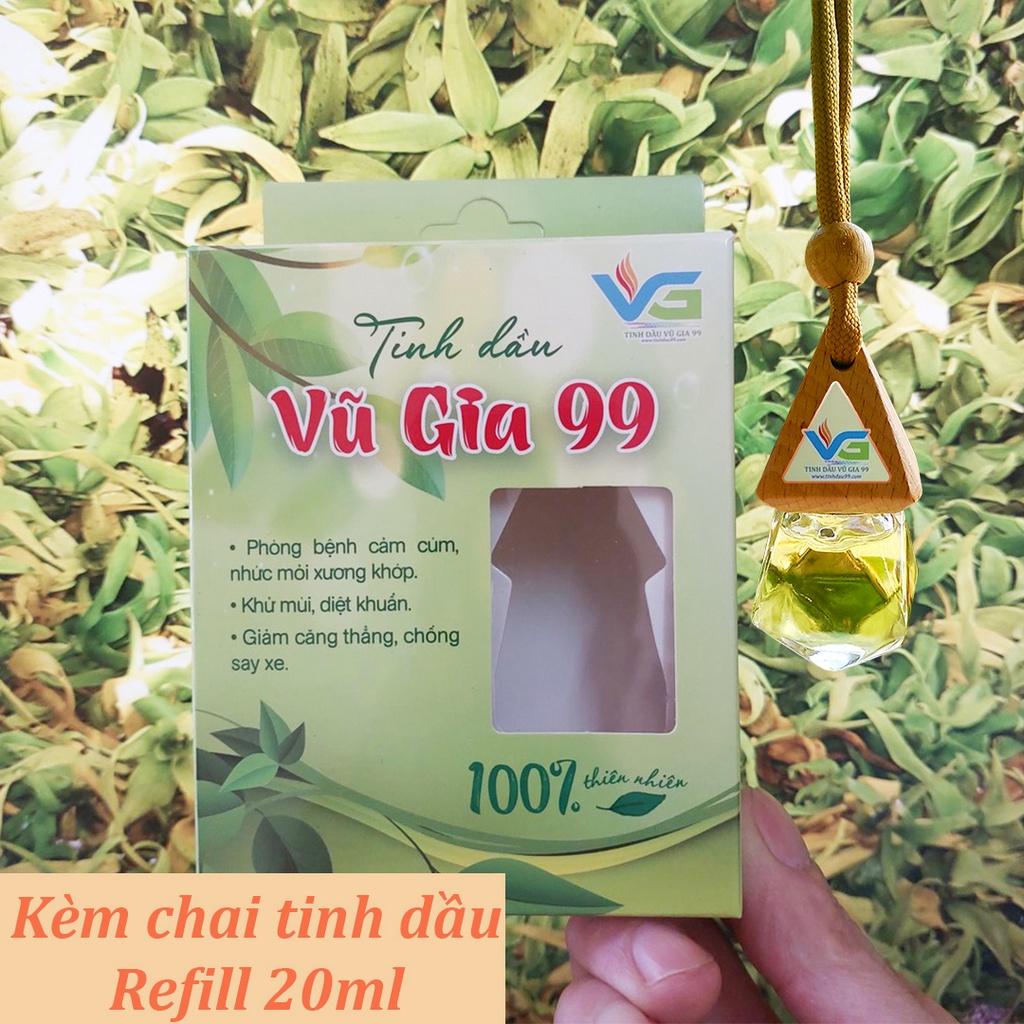 Tinh dầu treo xe cao cấp 8ml kèm chai refill 20ml