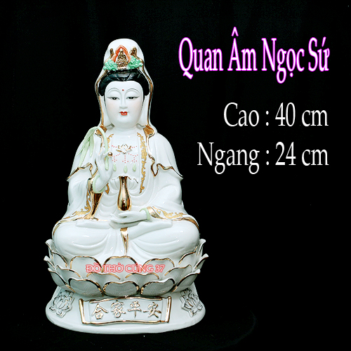 TƯỢNG QUAN ÂM NGỌC SỨ