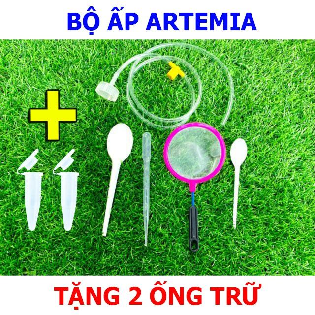 Bộ ấp Artemia Tặng 2 ống trữ Artemia BETTA COFFY ️
