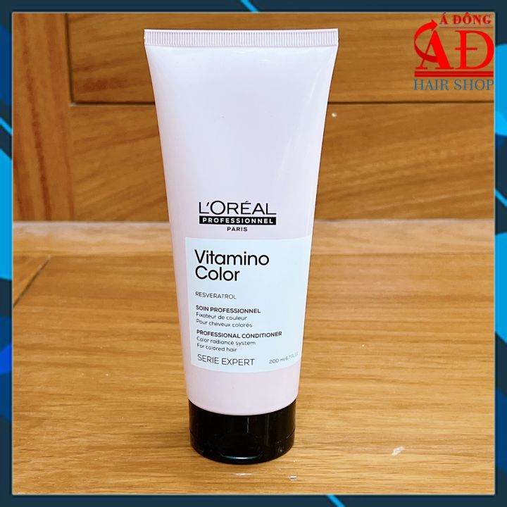 Dầu xả L'oreal Serie Expert A-OX Vitamino color radiance conditioner chăm sóc tóc nhuộm 200ml
