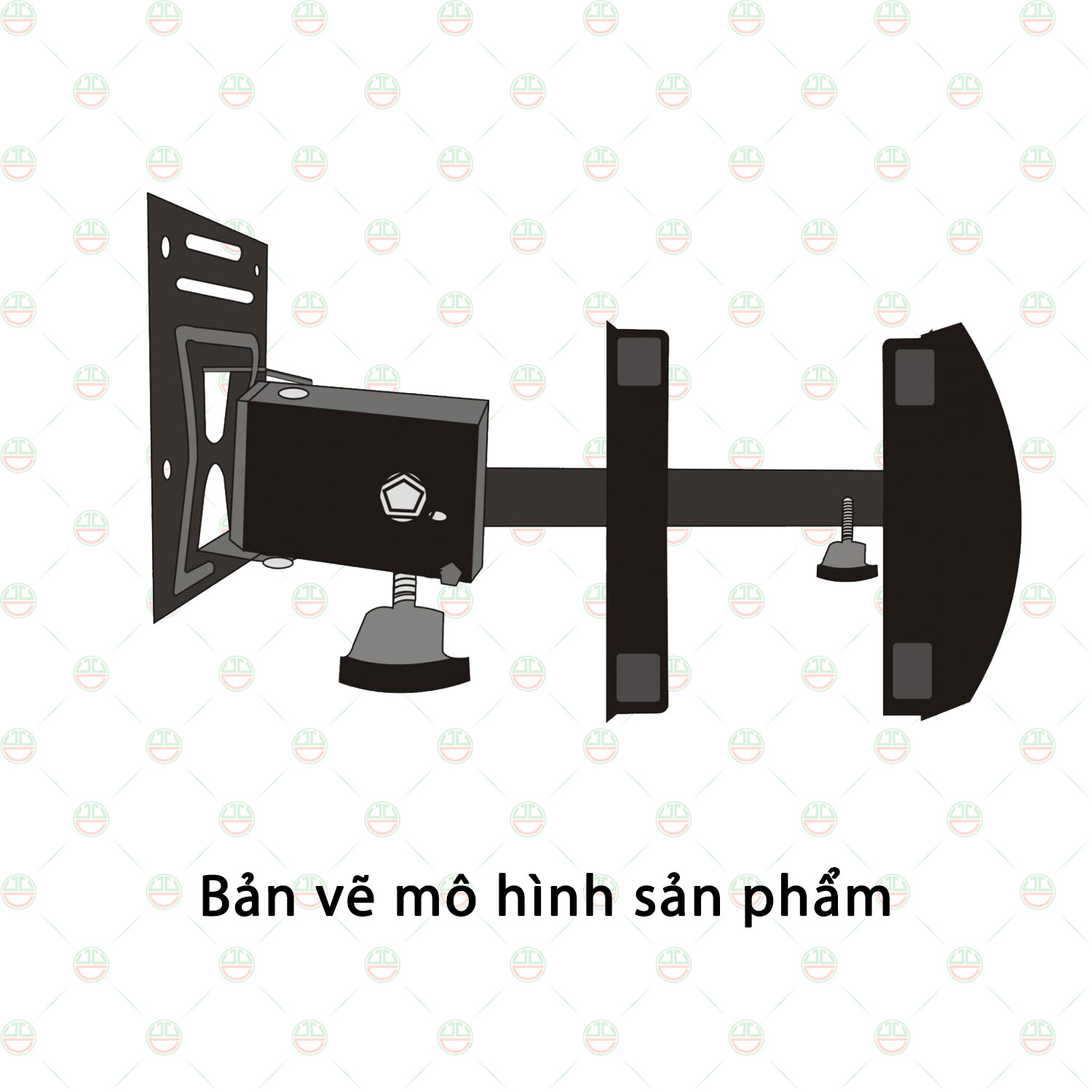 Khung Giá Treo Kệ Gắn Loa Treo Tường KhoNCC Hàng Chính Hãng - Bền Đẹp Theo Thời Gian - KDHS-1941-KLTT