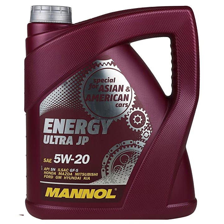 Dầu Động Cơ Tổng Hợp Tiết Kiệm Năng Lượng MANNOL 7906 Energy Ultra JP SAE 5W20 API SN 4Lít