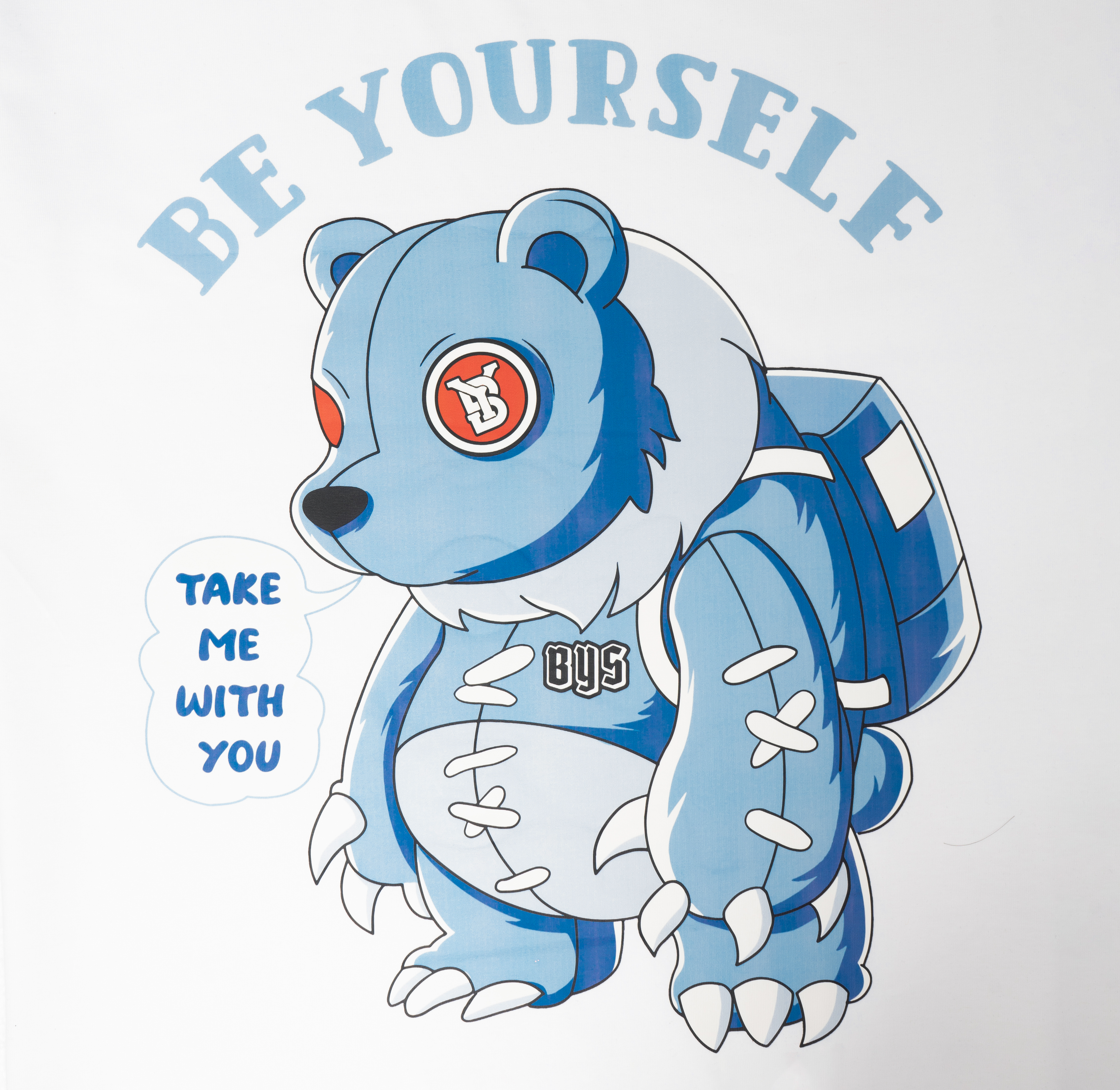 Áo thun unisex Local Brand BYS - TEDDY TAKE ME WITH YOU