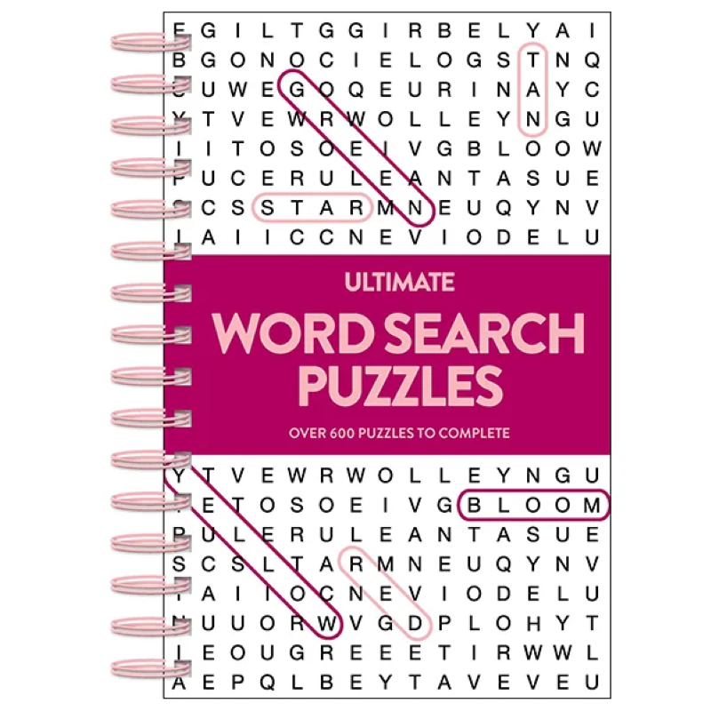 Sách Ultimate 600 Puzzles - Word Search - Plum