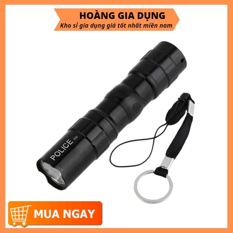 Đèn Pin Siêu Sáng Chiếu Xa Mini Đa Năng Police 3W Cực Sáng H077