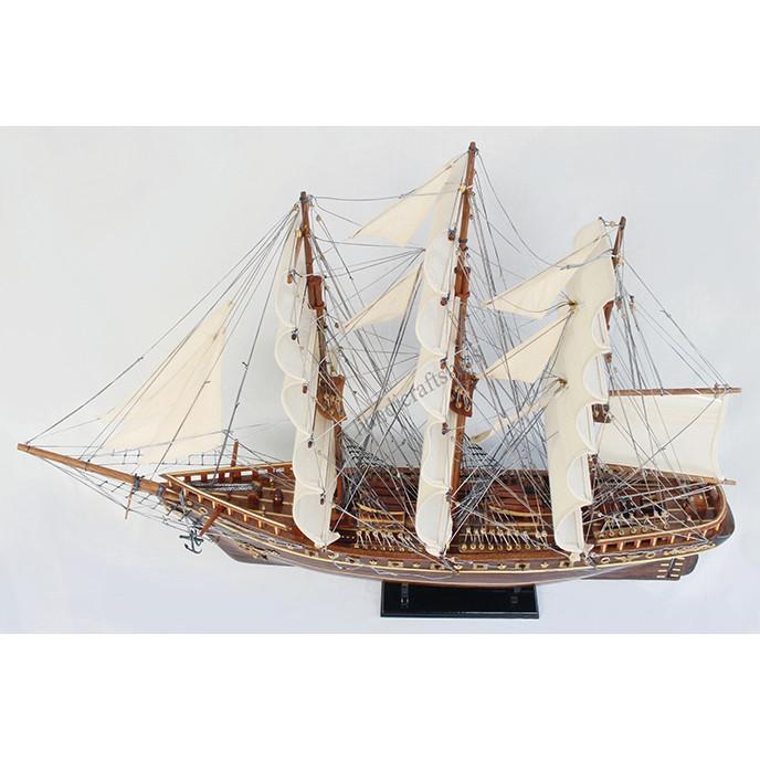 Mô hình thuyền buồm gỗ Cutty Sark 97cm đen