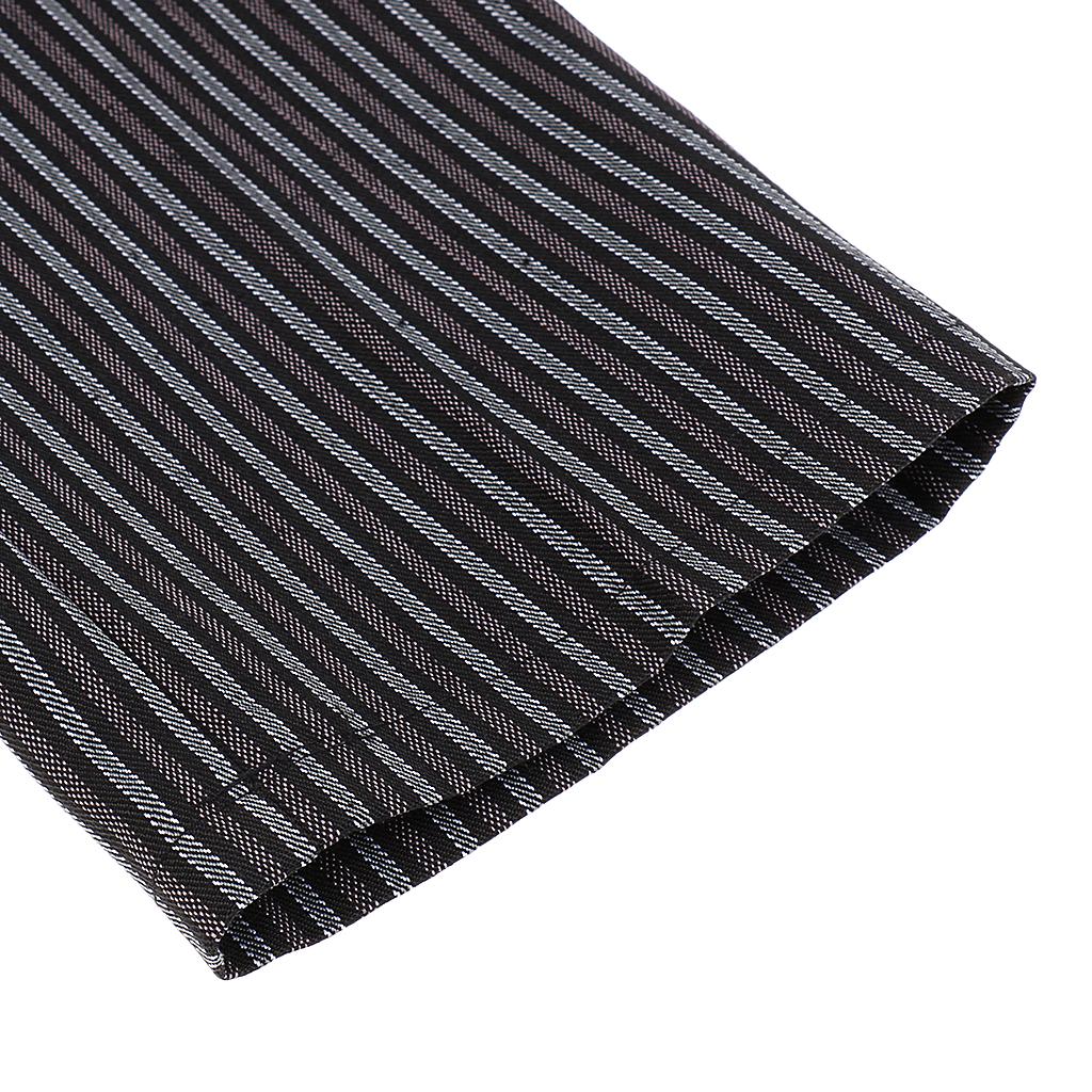 Professional Chef Trousers 2 Pockets Cotton Stripe Work Pants for Mens Womens