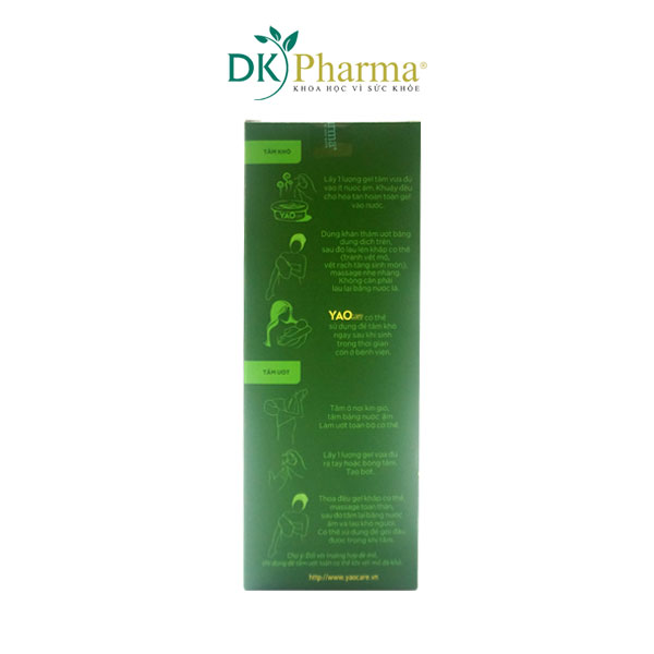 Gel tắm gội thảo dược cho mẹ sau khi sinh DK Pharma Yaocare Mama Gel 250 ml