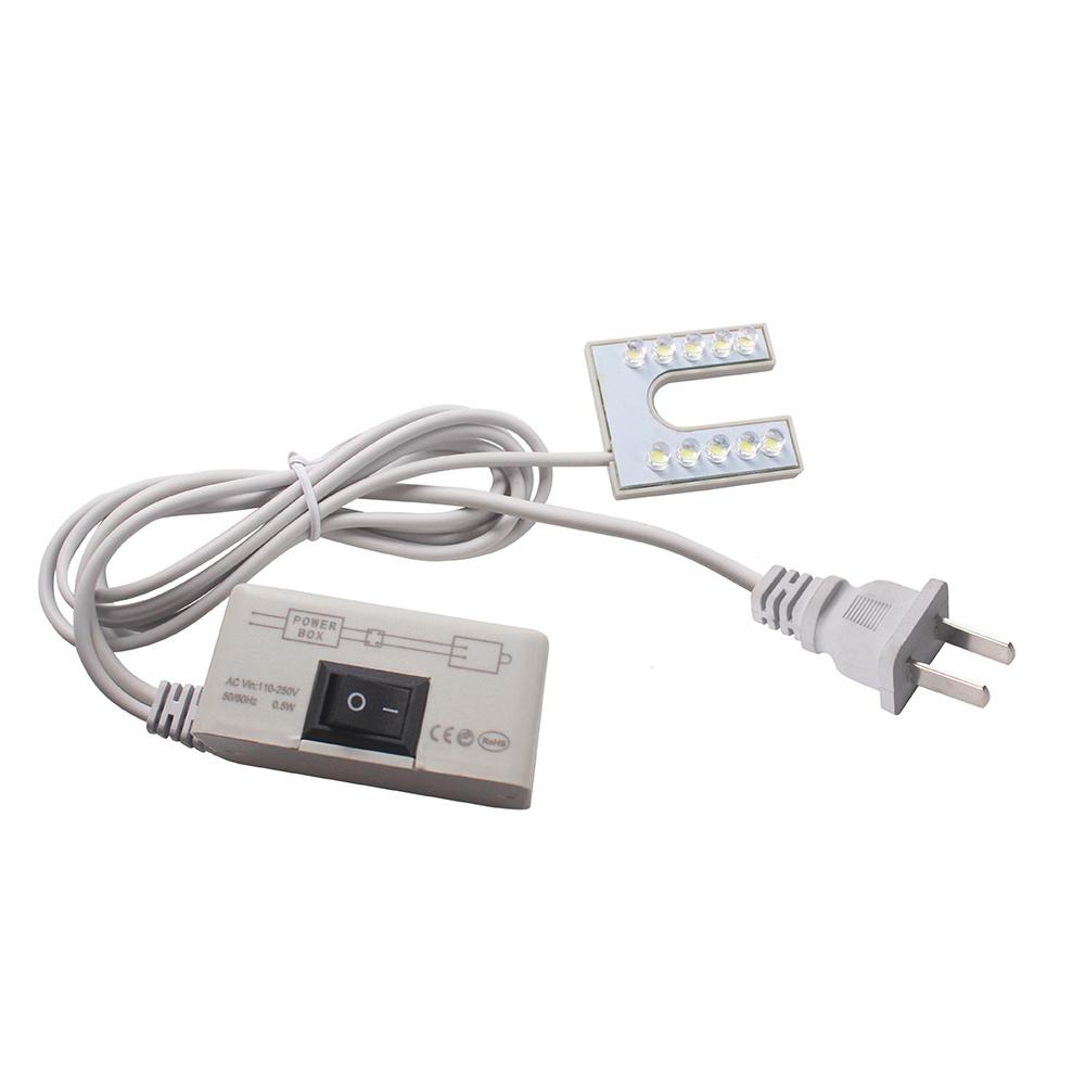 10 Hạt LED Máy Đèn Linh Hoạt Chiếu Sáng Công Nghiệp Đèn EU Mỹ Cắm Đèn Làm Việc Cho Gia Đình Máy Khoan Ép Bàn Làm Việc