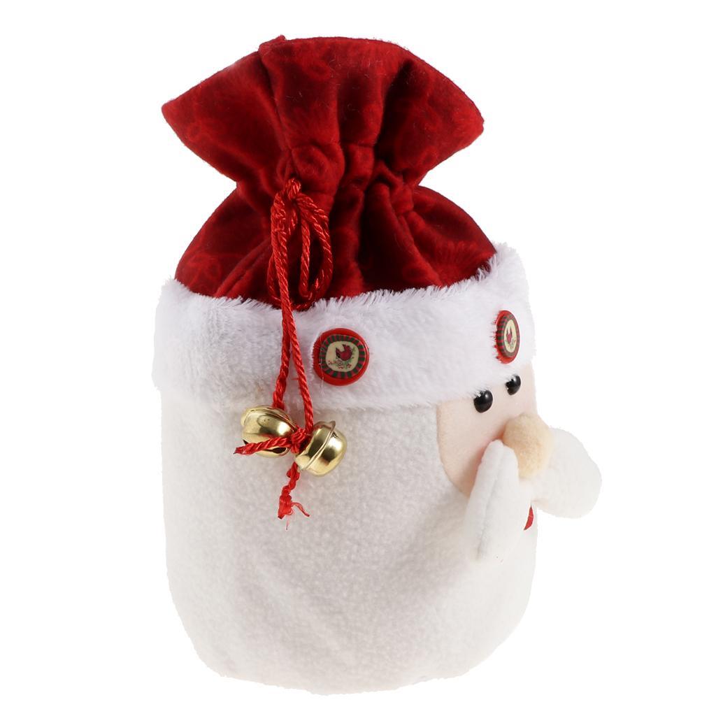 Christmas Candy Bags Sack Drawstring Bag Xmas Gift Packing Pocket