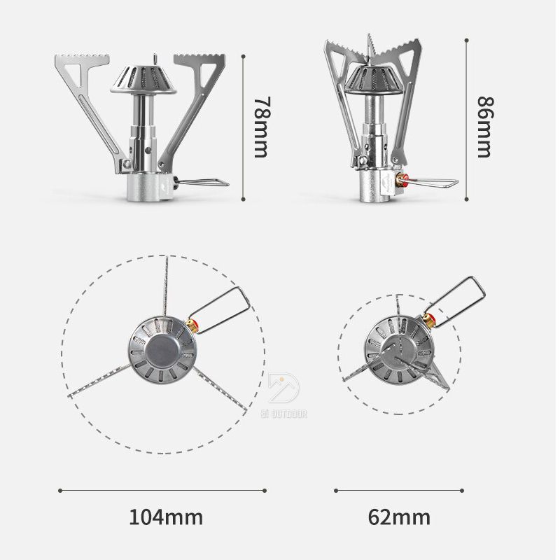  Bếp Gas Mini Cắm Trại Siêu Nhỏ Gọn Naturehike NH21RJ003