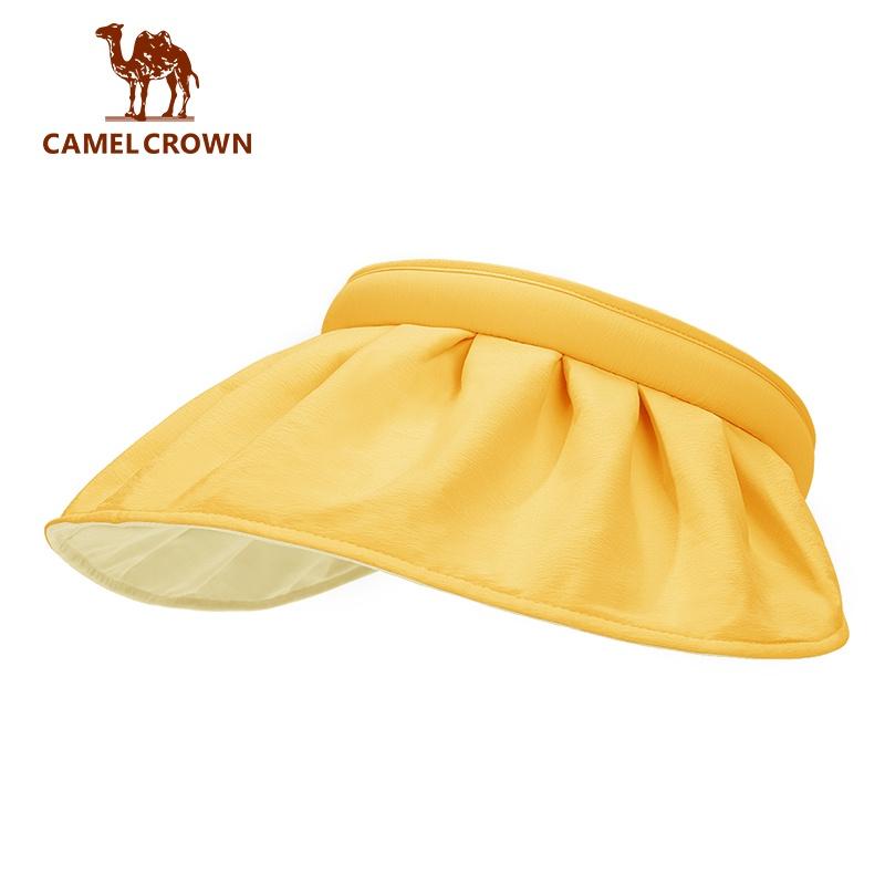 CAMEL CROWN Mũ Lưỡi Trai Che Nắng Chống Tia UV In Hình Miện Vỏ Sò Cho Nữ