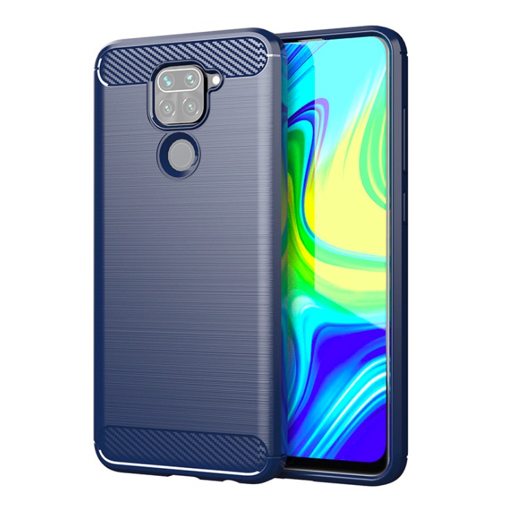 Ốp lưng chống sốc Vân Sợi Carbon cho Xiaomi Redmi Note 9