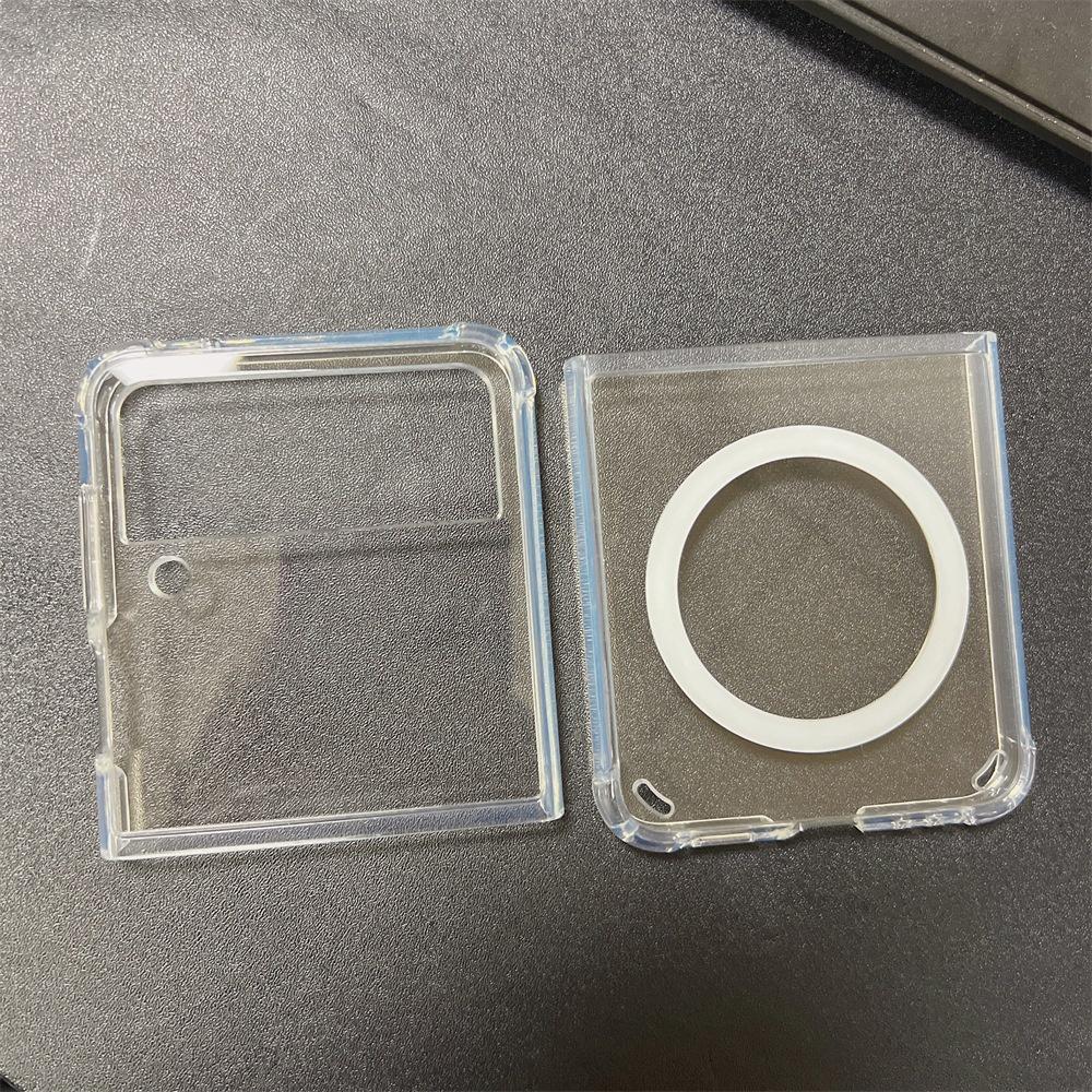 Ốp Lưng Chống Sốc Hỗ Trợ Sạc Nhanh Cho Samsung Galaxy Z FOLD 4 / Z FLIP 4 / Z FOLD 3 / Z FLIP 3 Trong Suốt