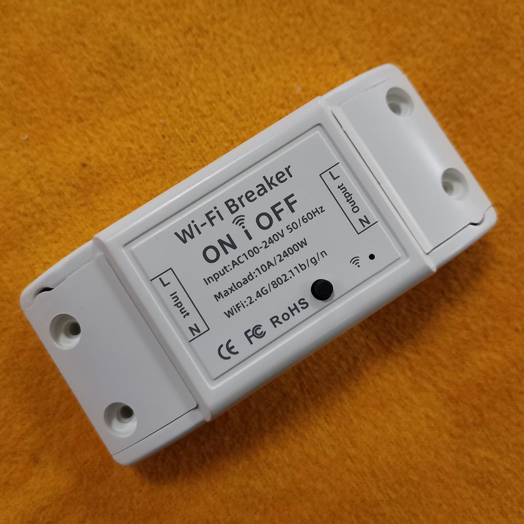 10A Smart WiFi Wireless Light Switch, Universal DIY Module for Smart Home Automation Solution, Works with Amazon Alexa Home Assistant, No Hub Required