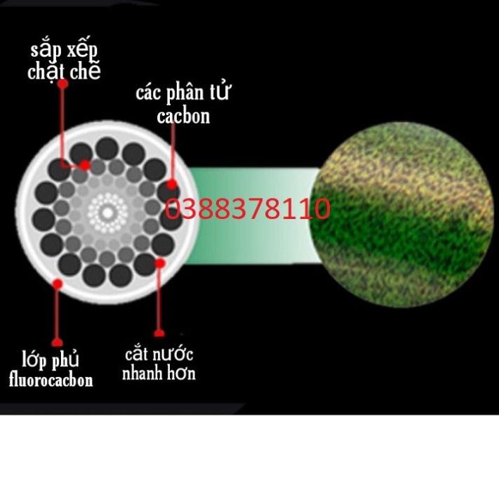 Sale to Cước Tàng Hình Cước Câu Cá Tàng Hình Nylon Phủ fluorocacbon 500m Cao Cấp  - xả hàng tồn