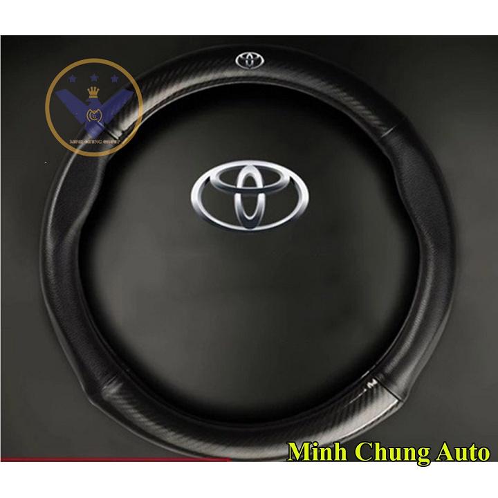 Bọc vô lăng ô tô logo các hãng-Cacbon