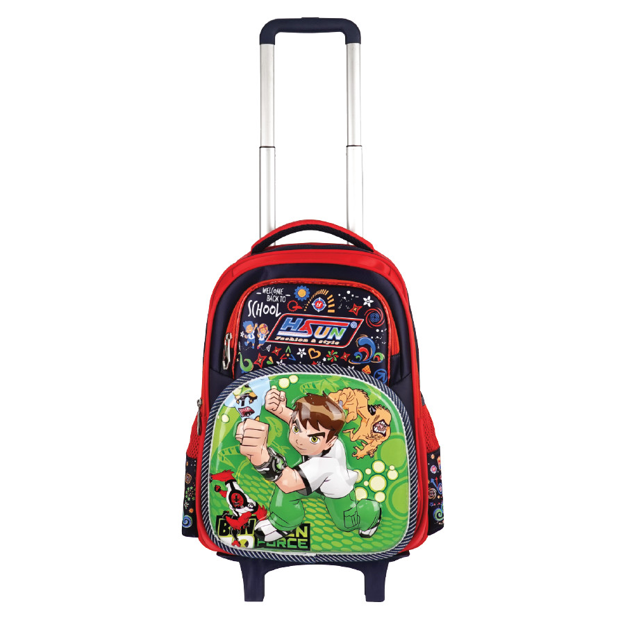 Balo cần kéo Hasun HS 803-CK - Ben10 - 46*30*18cm