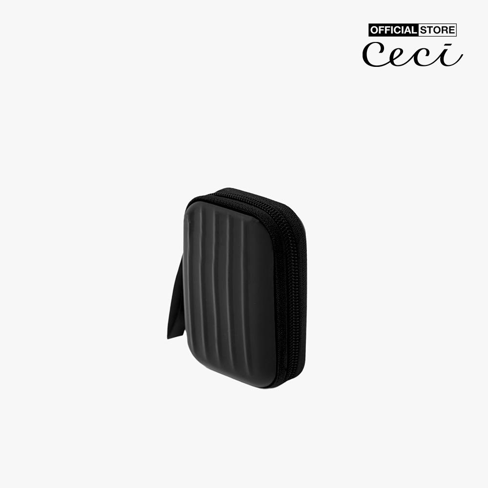 CECI - Ví nữ phom chữ nhật phối zip hiện đại CC11-06000001