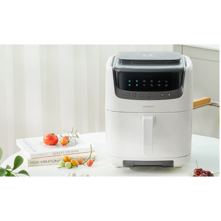 Nồi Chiên Không Dầu Kết Hợp Chức Năng Hấp Lock&Lock EJF881  - Hàng Chính Hãng