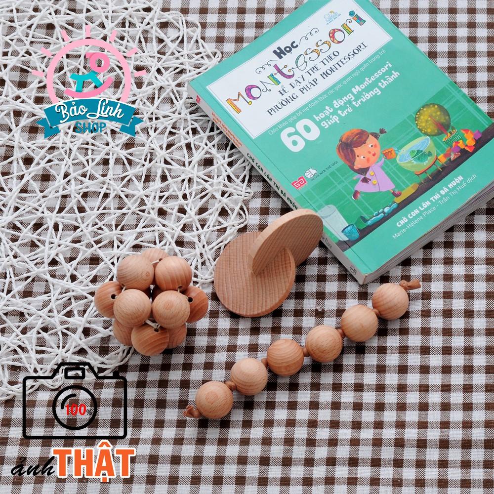 Combo giáo cụ Montessori luyện tay, chân cho bé từ 3-6 tháng| Đồ chơi sơ sinh