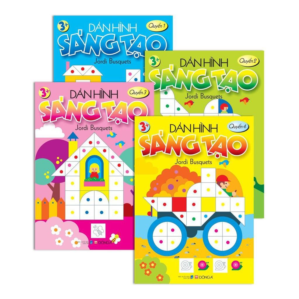 Tập Dán Hình Sticker Đồ Chơi Sáng Tạo Cho Bé