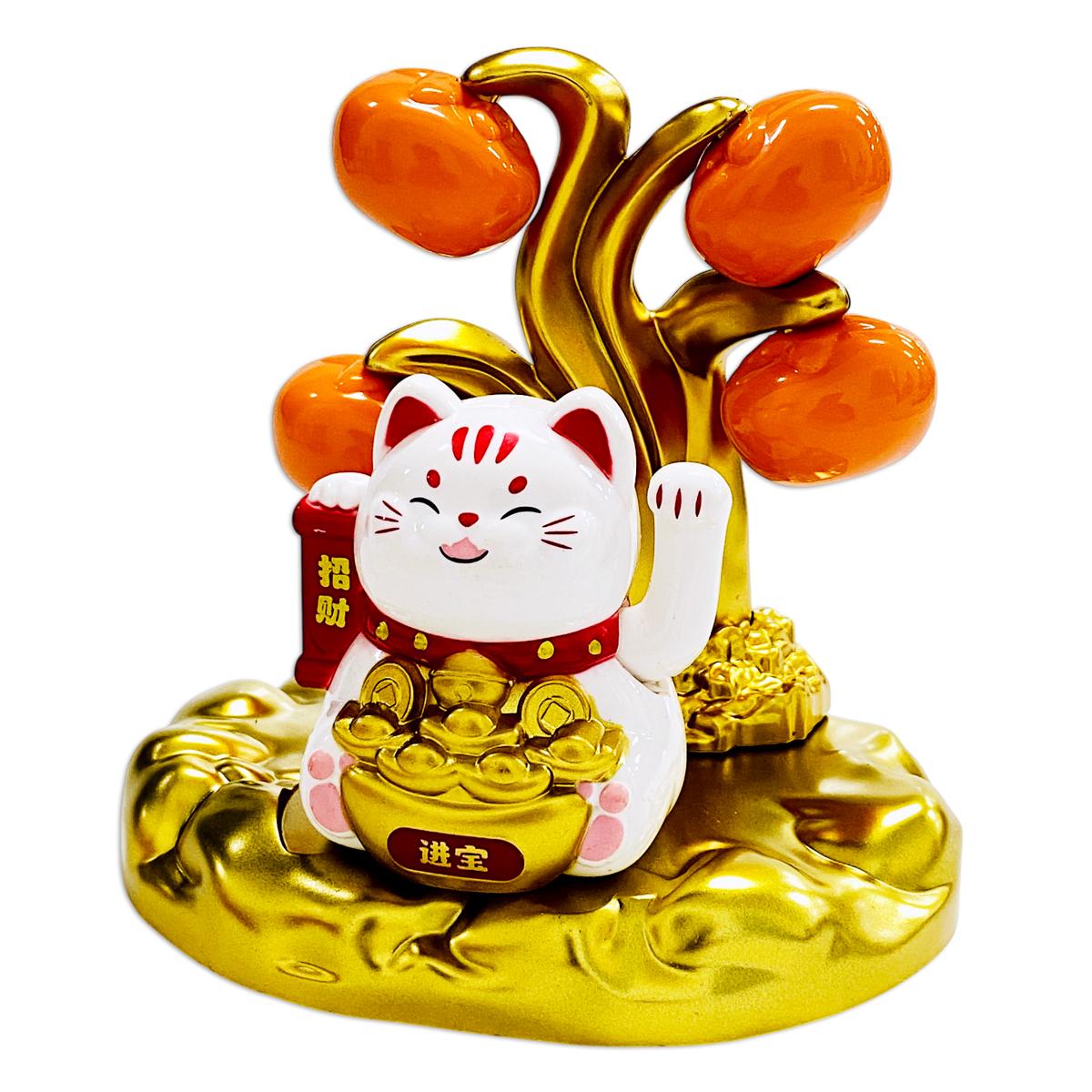 Tượng Mèo Thần Tài Vẩy Tay - Trang Trí Tết - JS901/02/05 - Mẫu 1