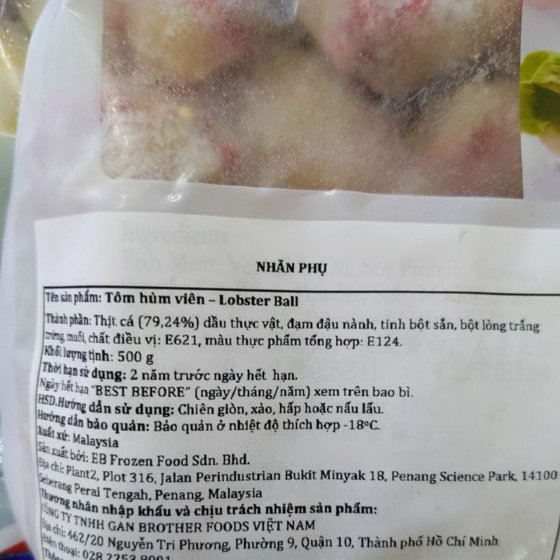 Cá Viên Vị Tôm Hùm (Gói)