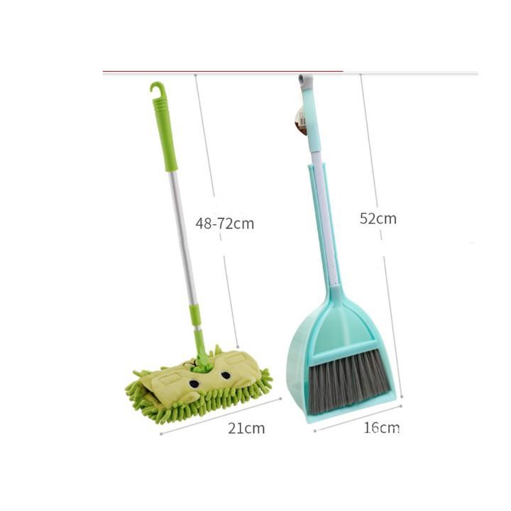 Bộ 2 dụng cụ lau nhà mini dành cho mẹ và bé 2019