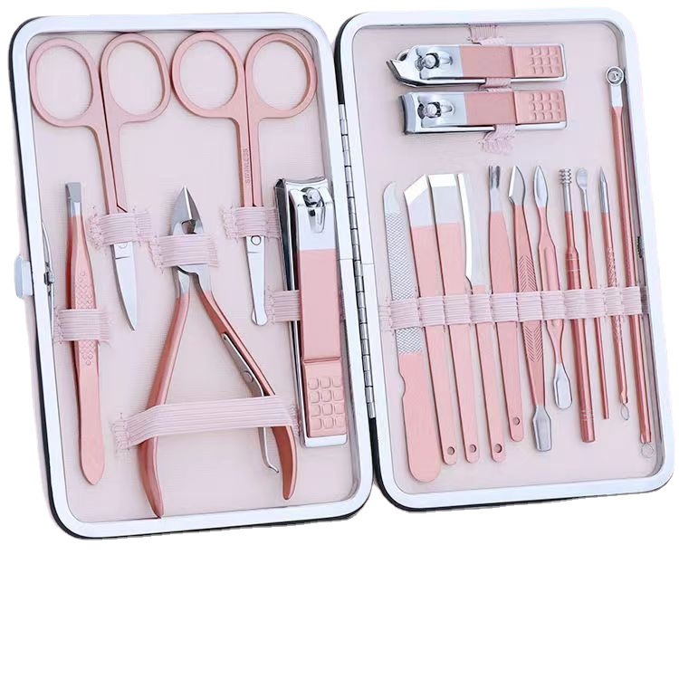 Bộ Dụng Cụ Bấm Móng Tay 16 món - Bộ Cắt, Bấm Dũa Móng Tay  Cao Cấp Có Hộp Đựng Sang Trọng