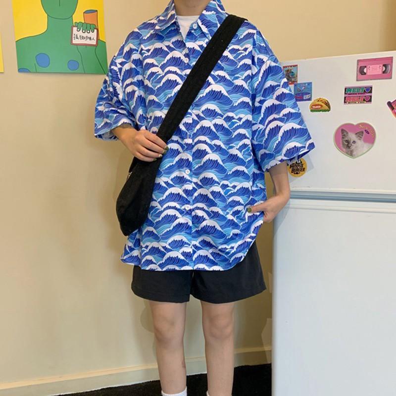 Áo Sơ Mi Nữ Ngắn Tay Cổ Bẻ Thời Trang Hàn