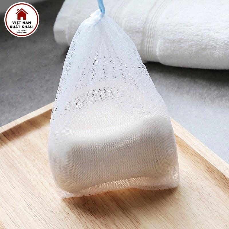 Túi Lưới Dày Dặn Tạo Bọt Xà Bông Chuyên Dụng