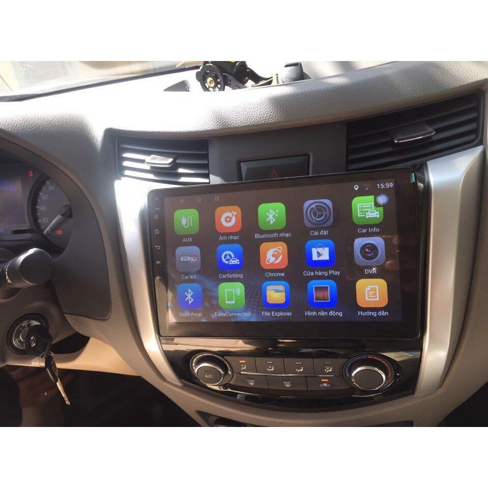 Mặt dưỡng kèm dây nguồn lắp màn hình android cho xe NISSAN NAVARA