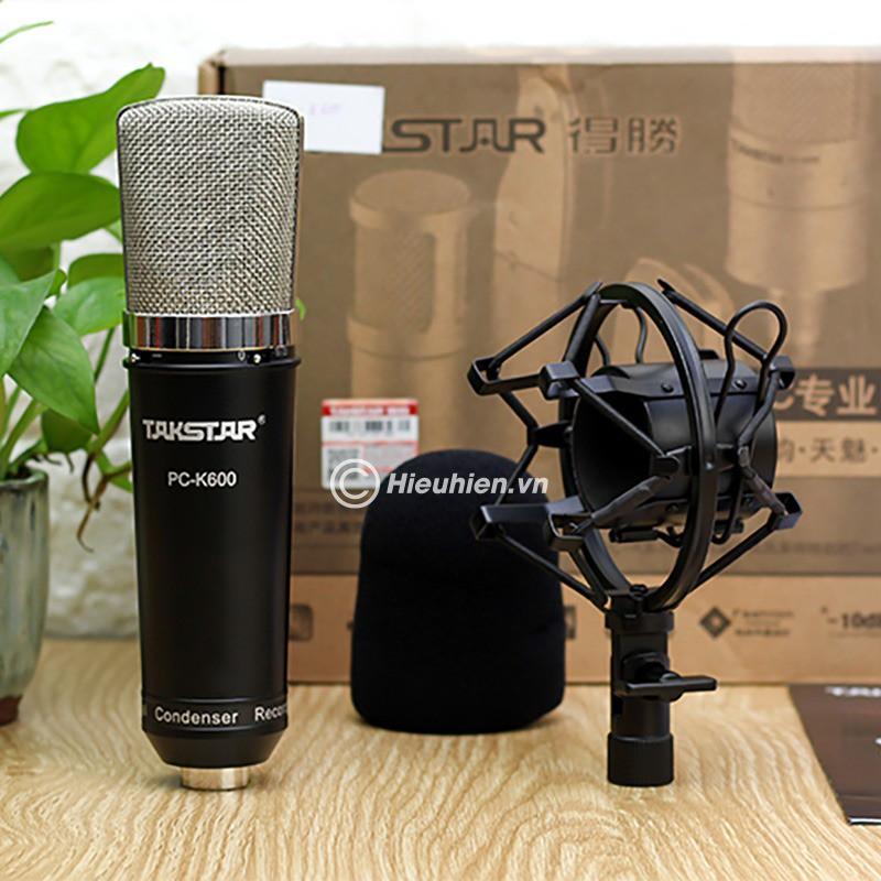 Mic thu âm Takstar PC-K600 Cho Thu Âm Hát Livestream Phòng Thu Chuyên Nghiệp Âm Thanh Sống Động - Hàng Chính Hãng