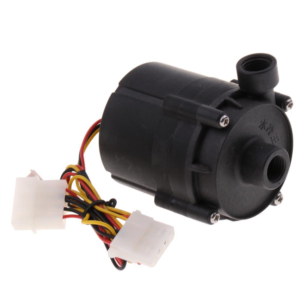 12V DC 1.5A Brushless CPU Water Cooling Water Pump for Desktops