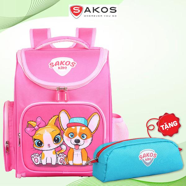 Ba Lô Tiểu Học Bé Gái Kid Diverti - Sakos SBO012CC - Corgi Cat