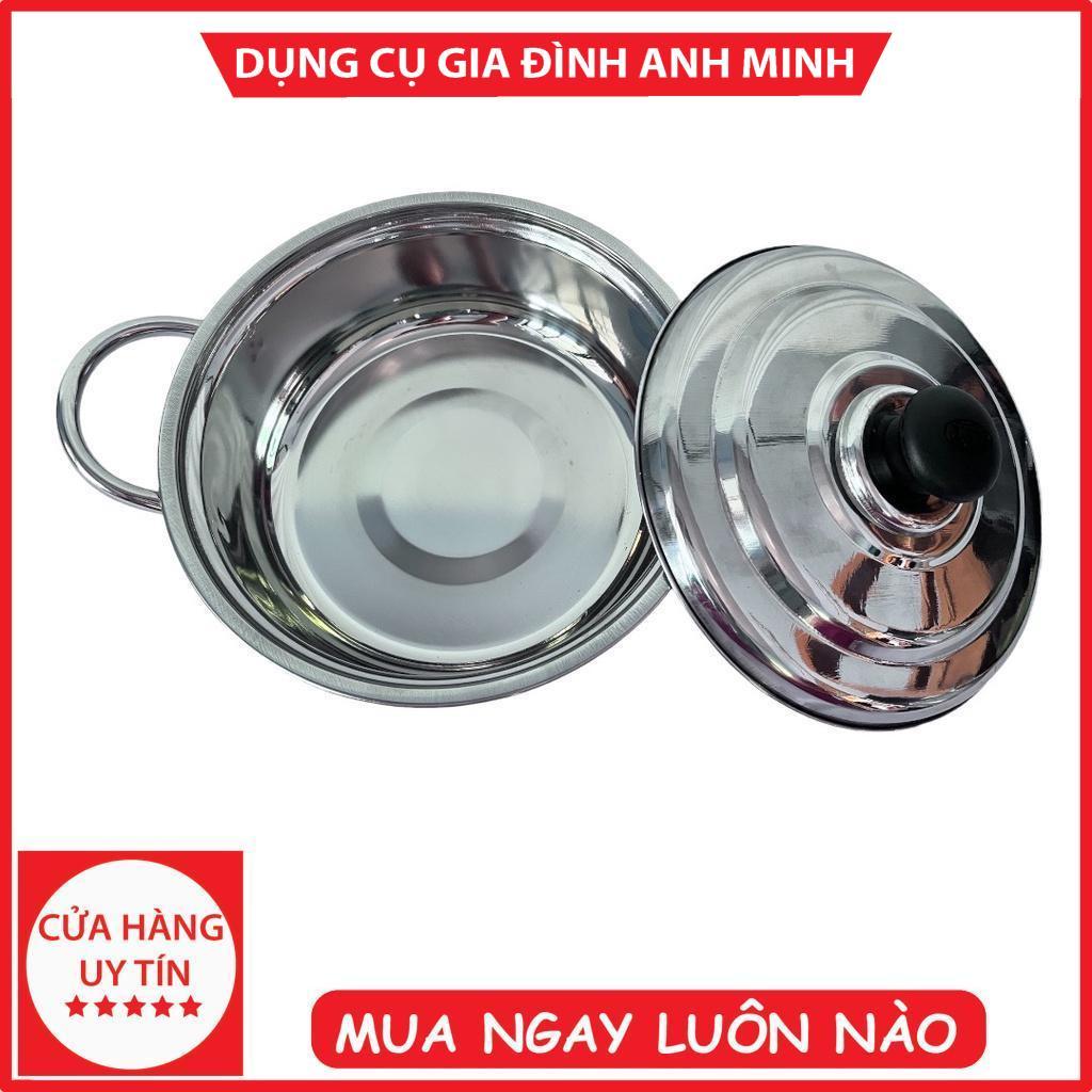 20 Nồi lẩu inox Nồi inox nấu bếp từ Nồi inox 304 Nồi inox 3 đáy Nồi inox nhỏ dùng trong gia đình