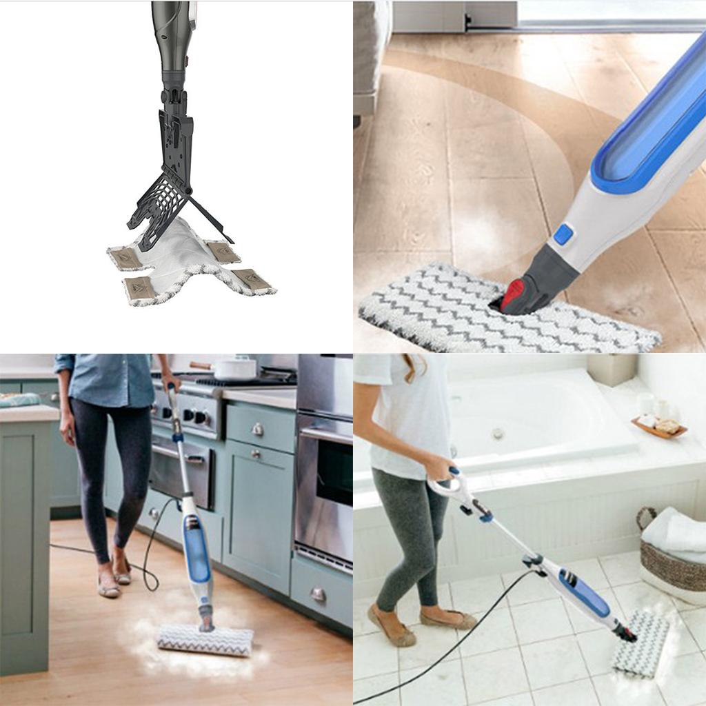 2pcs Chenille Replacement Mop Pad For Shark Steam Mop High water absorption, strong decontamination no hair removal long life easy to clean