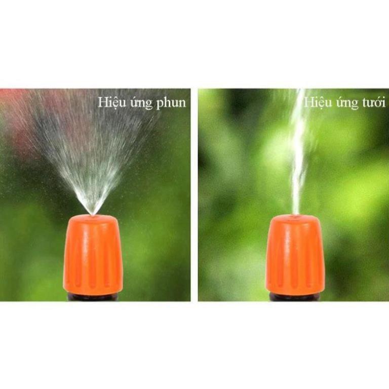 10 Béc phun sương CAM-Xám có kèm Tê nối