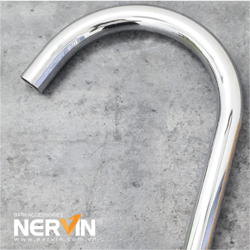 Vòi rửa chén bát nóng lạnh inox mạ crom bóng NERVIN NV-3022H
