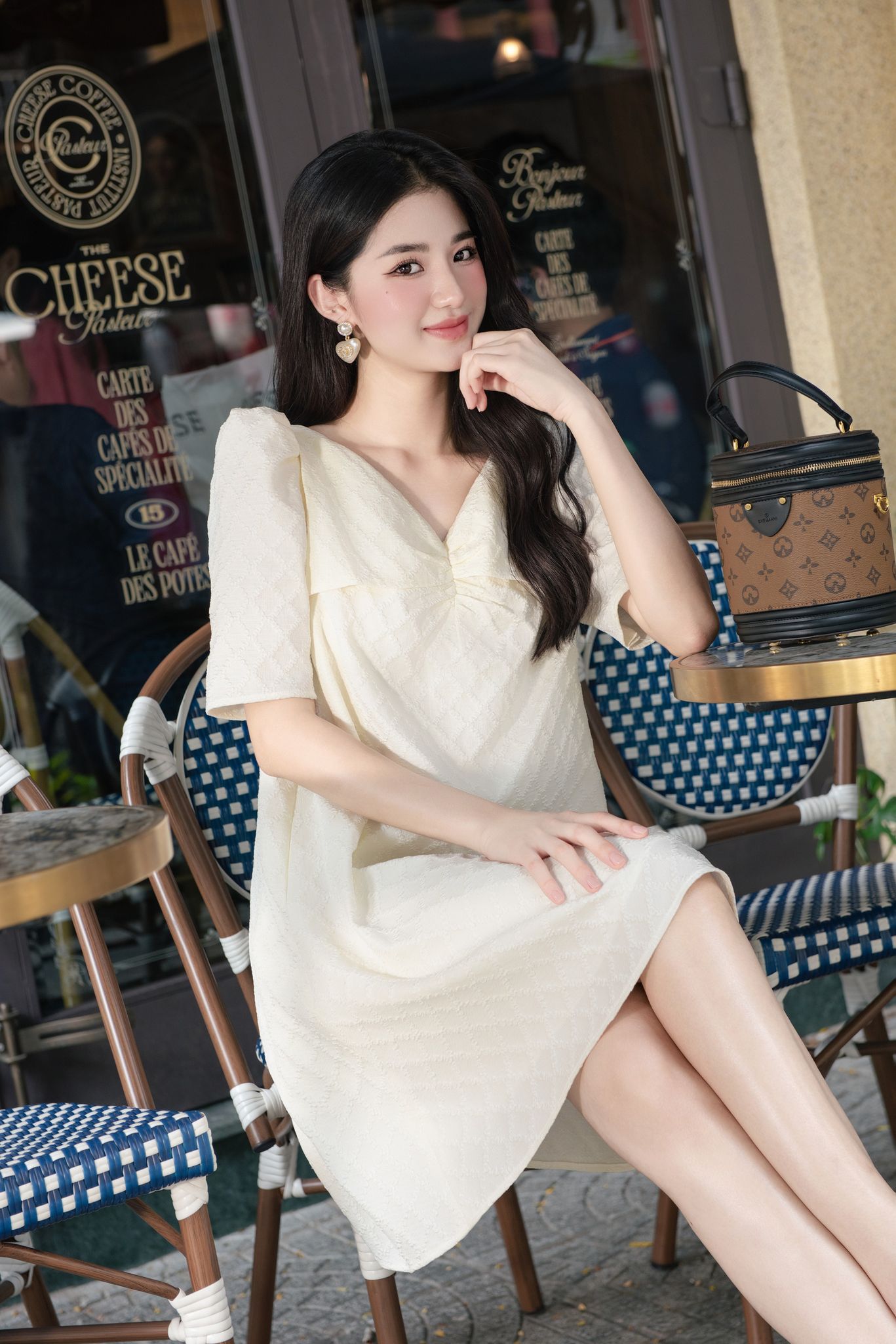 OLV - Đầm Brynlee V Neck Dress