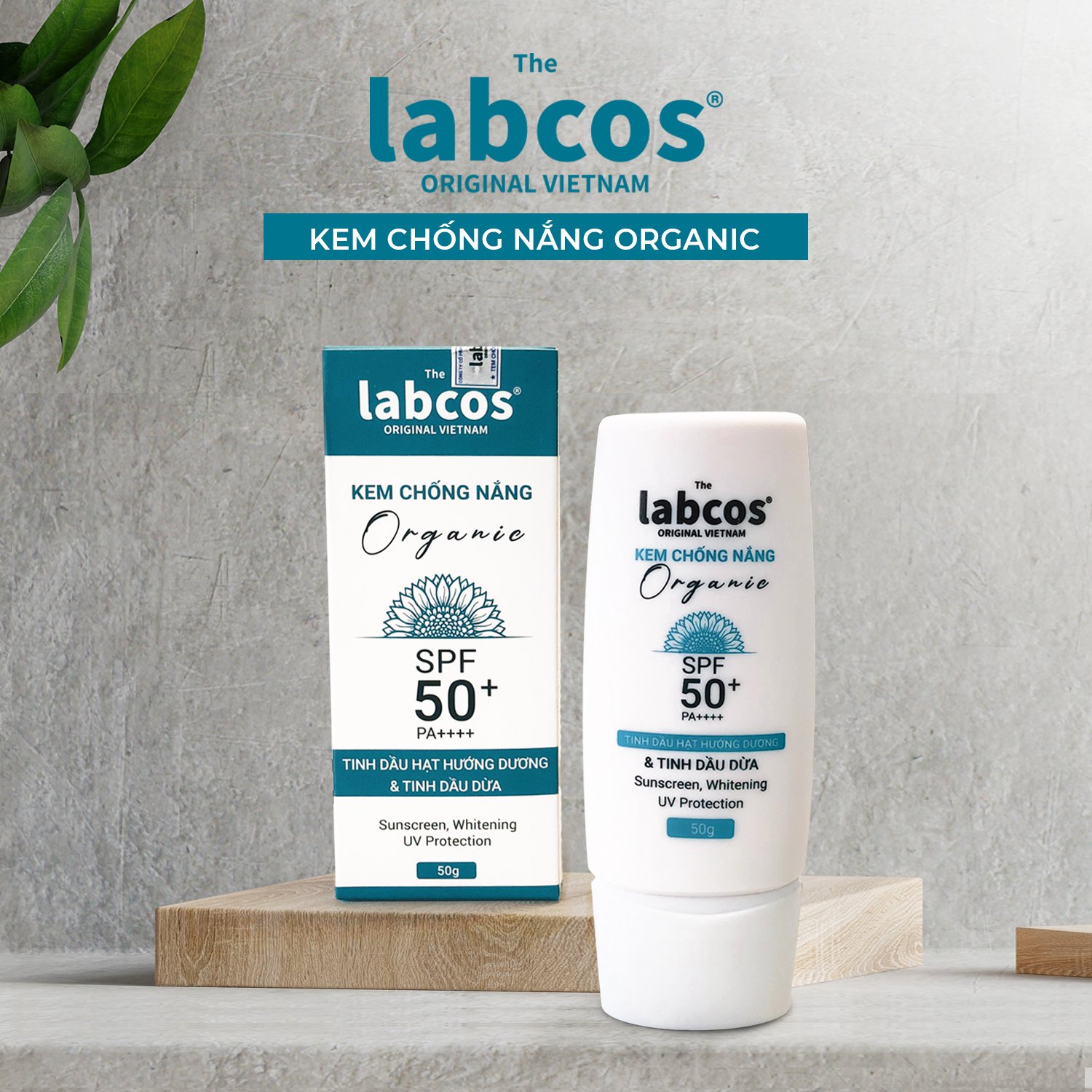 Kem Chống Nắng THE LABCOS Organic 50gr