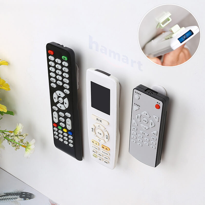 Vỉ 2 Móc Treo Điều Khiển Điều Hoà TV Remote Máy Lạnh Đa Năng Dán Tường Dạng Gài Tiện Lợi