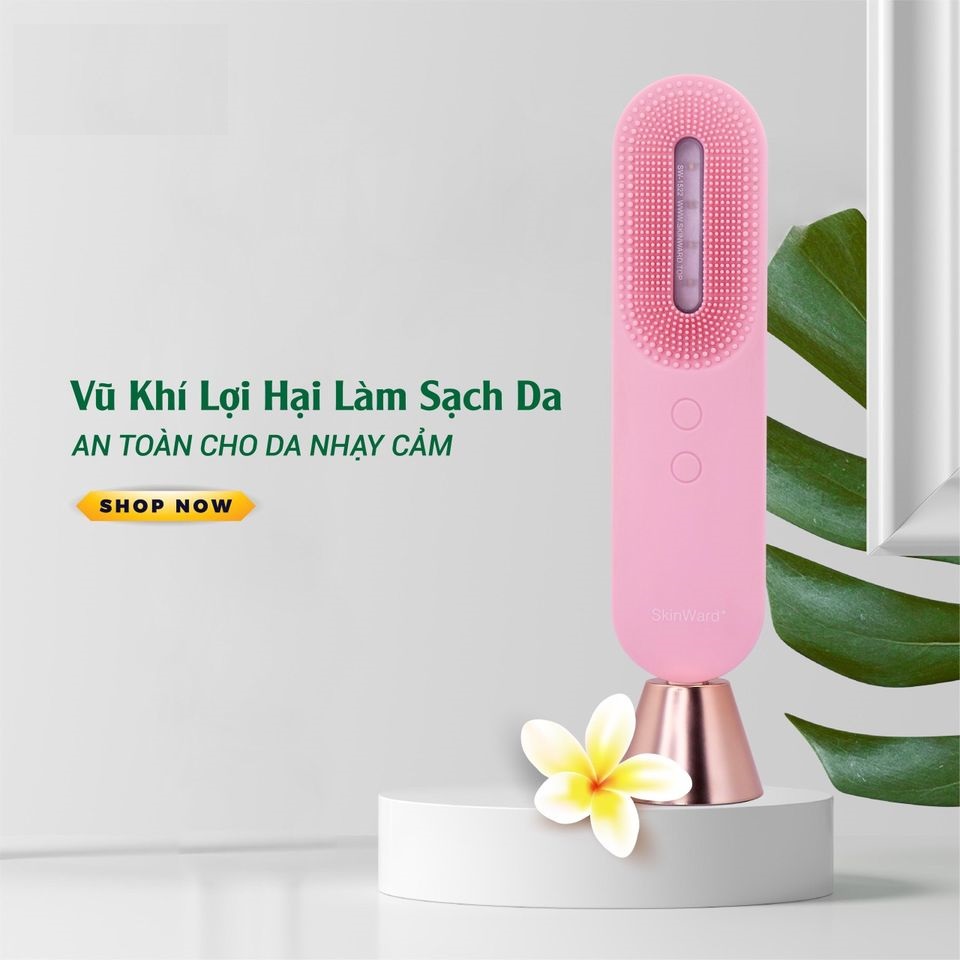 Máy Rửa Mặt Với Công Nghệ Rung T-Sonic Skinward+ - Chuyên Biệt Cho Từng Loại Da - Hàng Chính Hãng.