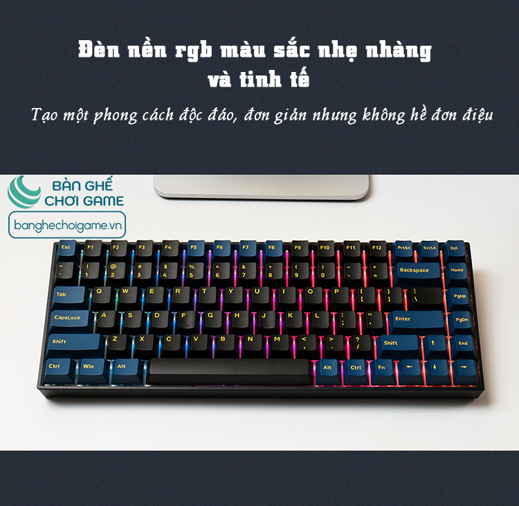 Bàn phím cơ không dây Newmen GM840 Pro Hạc Trăng Mây (Hạc Vũ Ánh Trăng)/ Gateron G-Pro/ Hot Swap - Hàng chính hãng