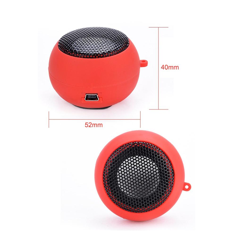 Loa Mini Hamburger Di Động Loa Nghe Nhạc Mp3 Loa Ngoài Trời Có Dây 3.5Mm Hộp Âm Thanh Cho PC Máy Tính Điện Thoại Màu sắc: Đen