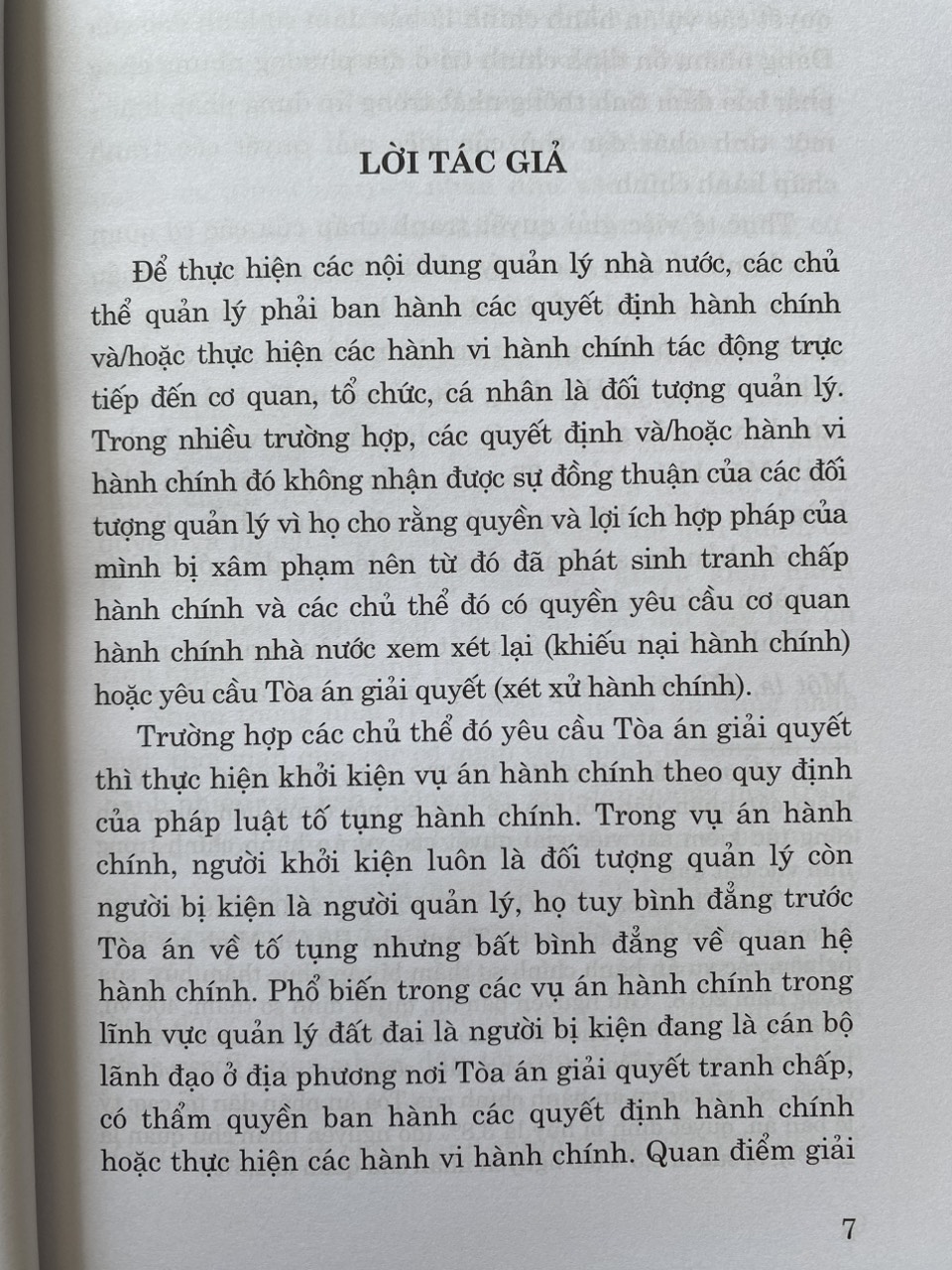 Giải quyết tranh chấp hành chính trong lĩnh vực quản lý đất đai - Phát hiện vi phạm và xử lý vướng mắc (Sách chuyên khảo)