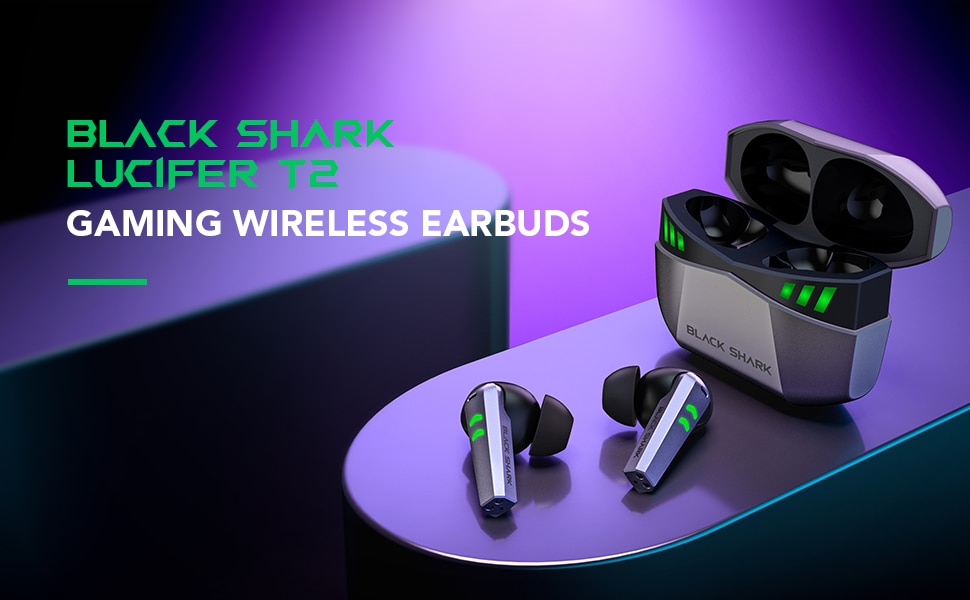 [Hàng Chính Hãng] Tai nghe Gaming Bluetooth TWS Xiaomi Black Shark Lucifer T2 độ trễ cực thấp 45Ms