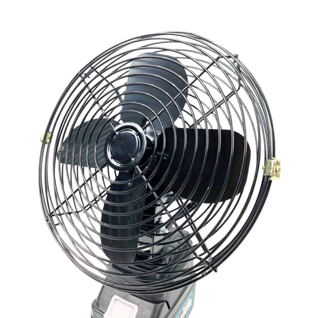 Quạt Tích điện Dùng Pin Rời 10 Cell 48V Metal (có Xoay)